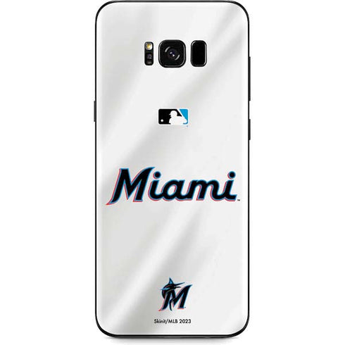 MLB Miami Marlins Home Jersey Galaxy S8 Plus Skin