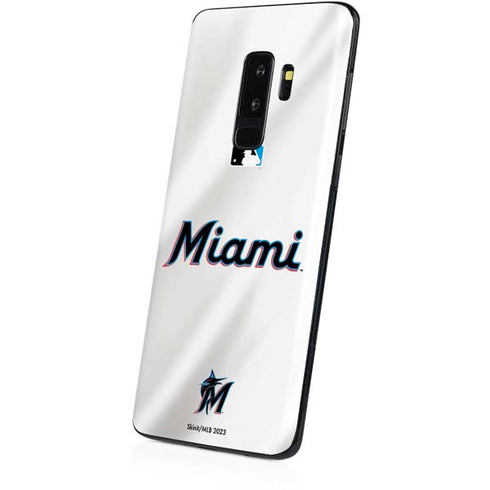 MLB Miami Marlins Home Jersey Galaxy S9 Plus Skin