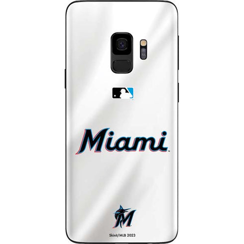 MLB Miami Marlins Home Jersey Galaxy S9 Skin