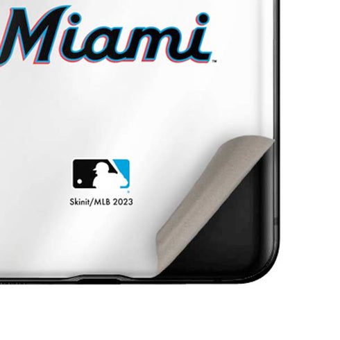 MLB Miami Marlins Home Jersey Galaxy Z Flip Skin