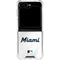 MLB Miami Marlins Home Jersey Galaxy Z Flip5 5G Clear Case