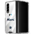 MLB Miami Marlins Home Jersey Galaxy Z Fold4 5G Clear Case