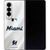 MLB Miami Marlins Home Jersey Galaxy Z Fold4 5G Skin