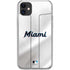 MLB Miami Marlins Home Jersey iPhone 11 Clear Case