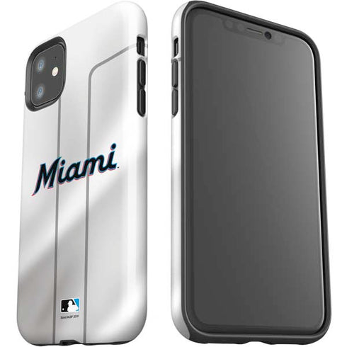 MLB Miami Marlins Home Jersey iPhone 11 Impact Case