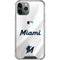 MLB Miami Marlins Home Jersey iPhone 11 Pro Max Clear Case