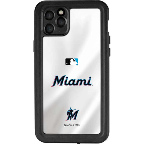 MLB Miami Marlins Home Jersey iPhone 11 Pro Max Waterproof Case