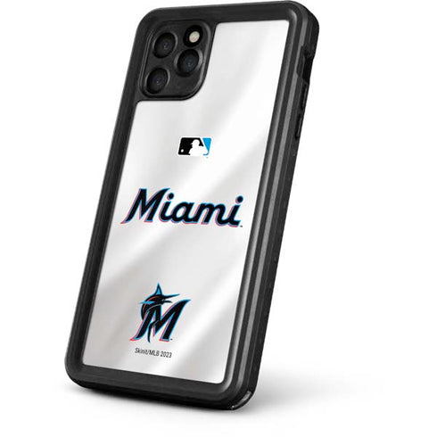 MLB Miami Marlins Home Jersey iPhone 11 Pro Max Waterproof Case