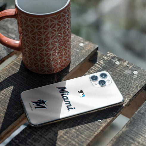 MLB Miami Marlins Home Jersey iPhone 11 Pro Skin