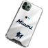 MLB Miami Marlins Home Jersey iPhone 12 Pro Clear Case