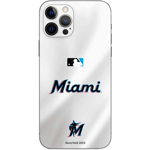 MLB Miami Marlins Home Jersey iPhone 12 Pro Skin