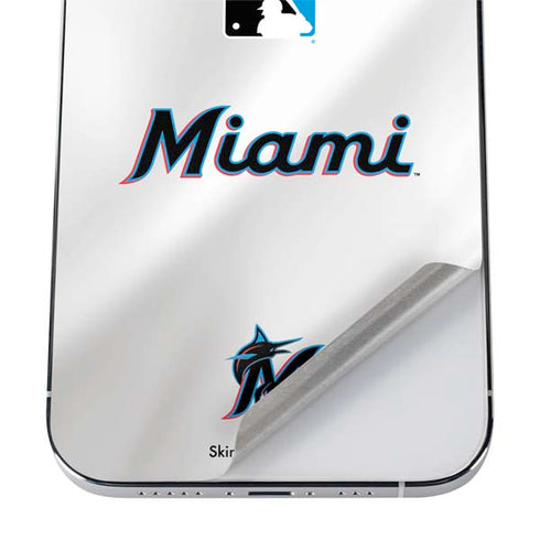 MLB Miami Marlins Home Jersey iPhone 12 Pro Skin