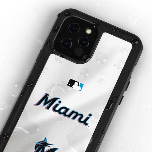 MLB Miami Marlins Home Jersey iPhone 12 Pro Waterproof Case