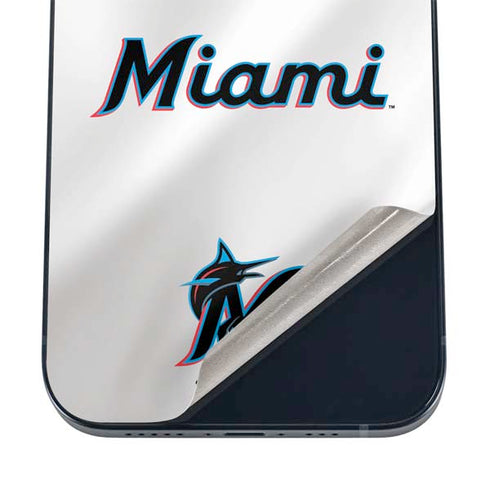 MLB Miami Marlins Home Jersey iPhone 12 Skin