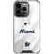 MLB Miami Marlins Home Jersey iPhone 13 Pro Clear Case