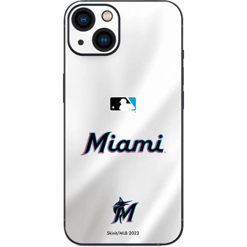 MLB Miami Marlins Home Jersey iPhone 13 Skin