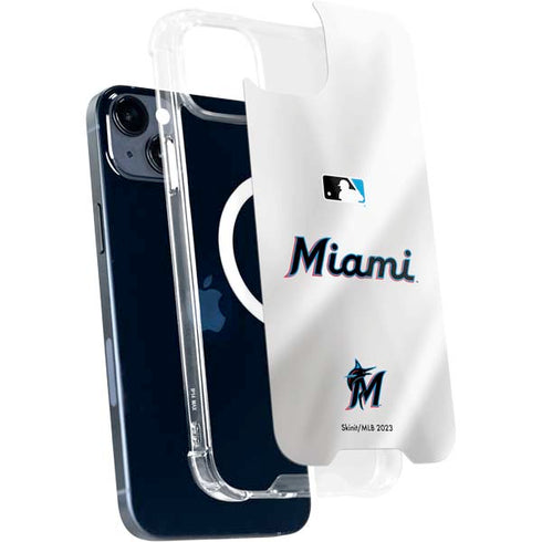 MLB Miami Marlins Home Jersey iPhone 15 Plus MagSafe Case