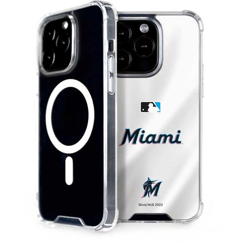 MLB Miami Marlins Home Jersey iPhone 14 Pro MagSafe Case