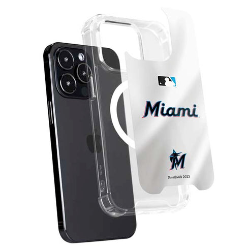 MLB Miami Marlins Home Jersey iPhone 14 Pro MagSafe Case