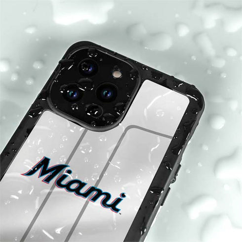 MLB Miami Marlins Home Jersey iPhone 14 Pro Max Waterproof Case