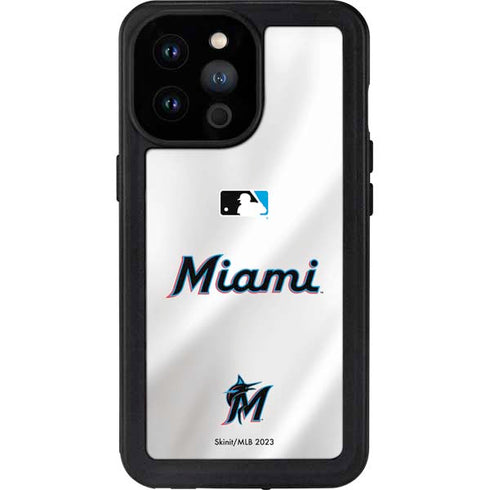 MLB Miami Marlins Home Jersey iPhone 14 Pro Max Waterproof Case