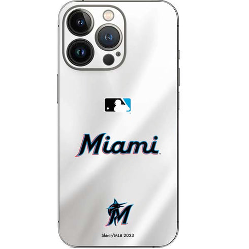 MLB Miami Marlins Home Jersey iPhone 14 Pro Skin