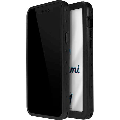 MLB Miami Marlins Home Jersey iPhone 15 Plus Waterproof Case