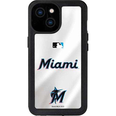 MLB Miami Marlins Home Jersey iPhone 15 Waterproof Case