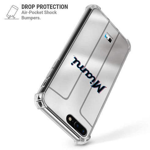 MLB Miami Marlins Home Jersey iPhone 7/8 Plus Clear Case