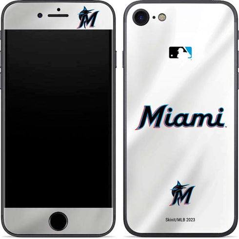 MLB Miami Marlins Home Jersey iPhone 7 Skin