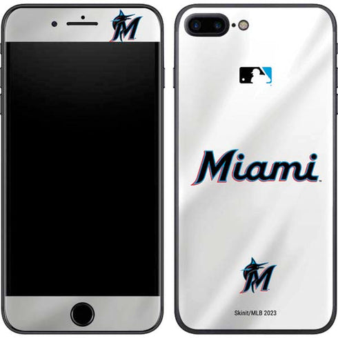 MLB Miami Marlins Home Jersey iPhone 8 Plus Skin