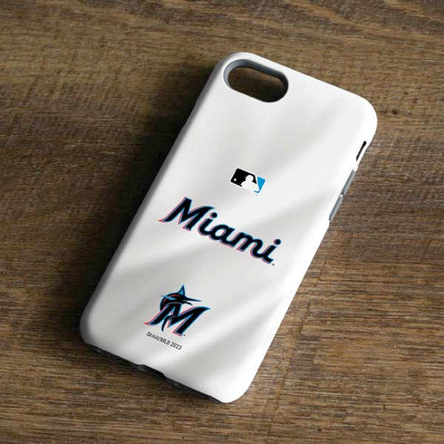 MLB Miami Marlins Home Jersey iPhone 8 Pro Case