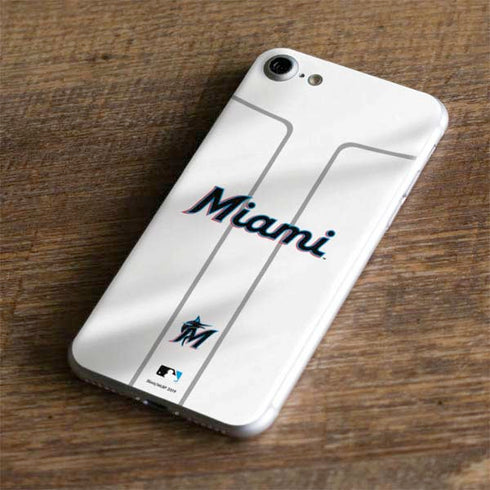 MLB Miami Marlins Home Jersey iPhone 8 Skin