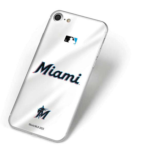 MLB Miami Marlins Home Jersey iPhone 8 Skin