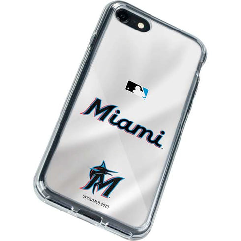 MLB Miami Marlins Home Jersey iPhone SE (2nd & 3rd Gen) Clear Case