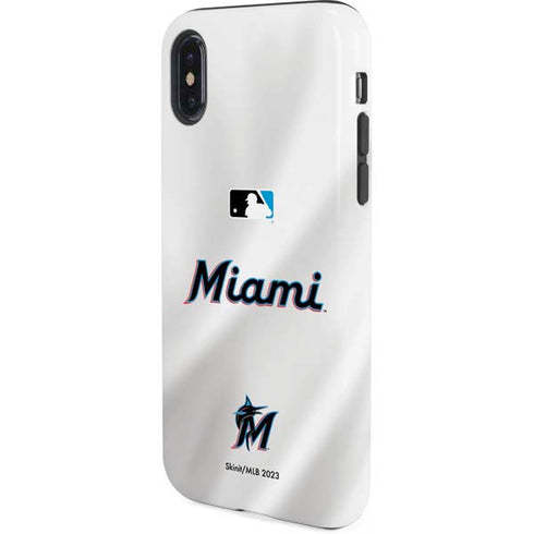 MLB Miami Marlins Home Jersey iPhone X Pro Case