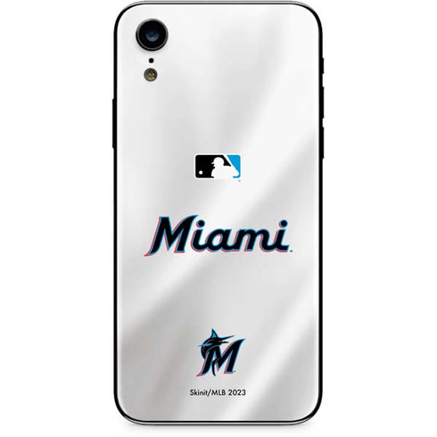 MLB Miami Marlins Home Jersey iPhone XR Skin