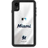 MLB Miami Marlins Home Jersey iPhone XR Waterproof Case