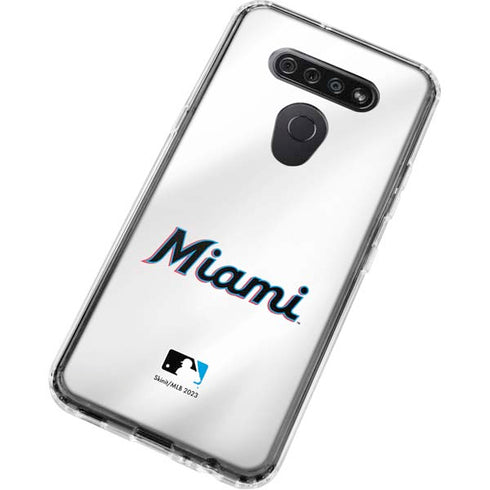 MLB Miami Marlins Home Jersey LG K51/Q51 Clear Case
