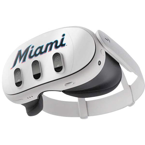 MLB Miami Marlins Home Jersey Meta Quest 3 Skin