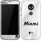 MLB Miami Marlins Home Jersey Moto E5 Play Skin