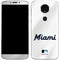 MLB Miami Marlins Home Jersey Moto E5 Plus Skin