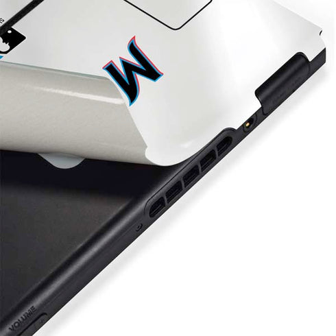 MLB Miami Marlins Home Jersey Nintendo Switch Bundle Skin