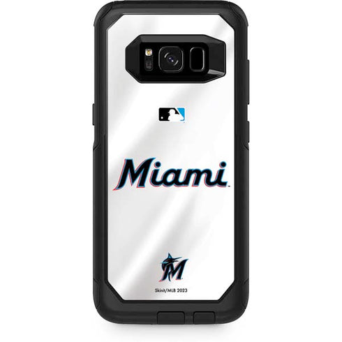 MLB Miami Marlins Home Jersey Otterbox Commuter Galaxy Skin