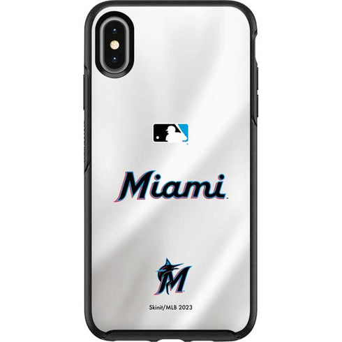 MLB Miami Marlins Home Jersey Otterbox Symmetry iPhone Skin