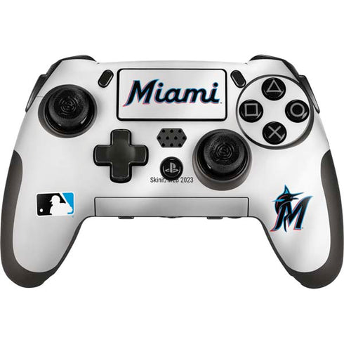 MLB Miami Marlins Home Jersey PlayStation Scuf Vantage 2 Controller Skin