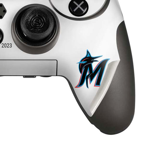 MLB Miami Marlins Home Jersey PlayStation Scuf Vantage 2 Controller Skin
