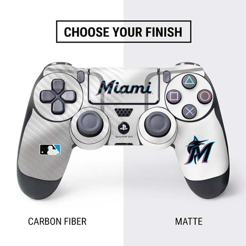 MLB Miami Marlins Home Jersey PS4 Controller Skin