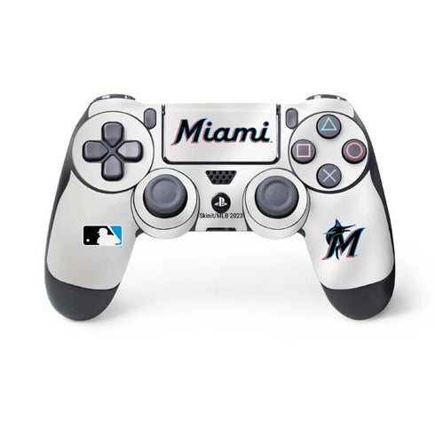 MLB Miami Marlins Home Jersey PS4 Controller Skin