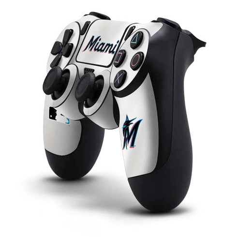 MLB Miami Marlins Home Jersey PS4 Controller Skin